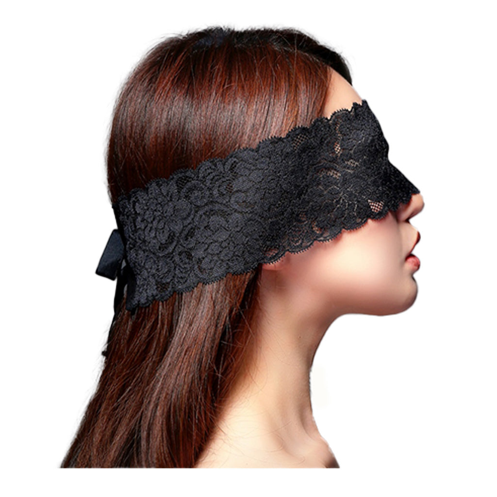 Execute Lace Eye Mask with Ribbon