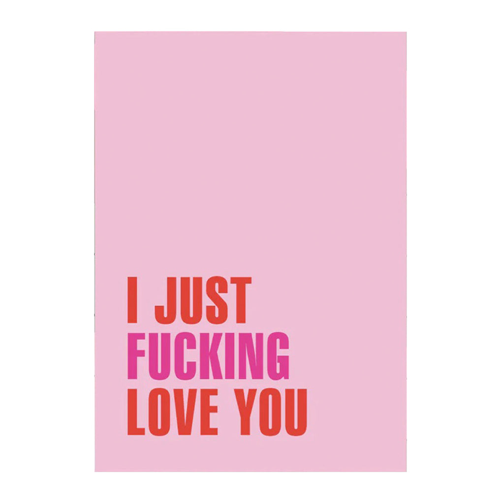 I Just Fucking Love You Card