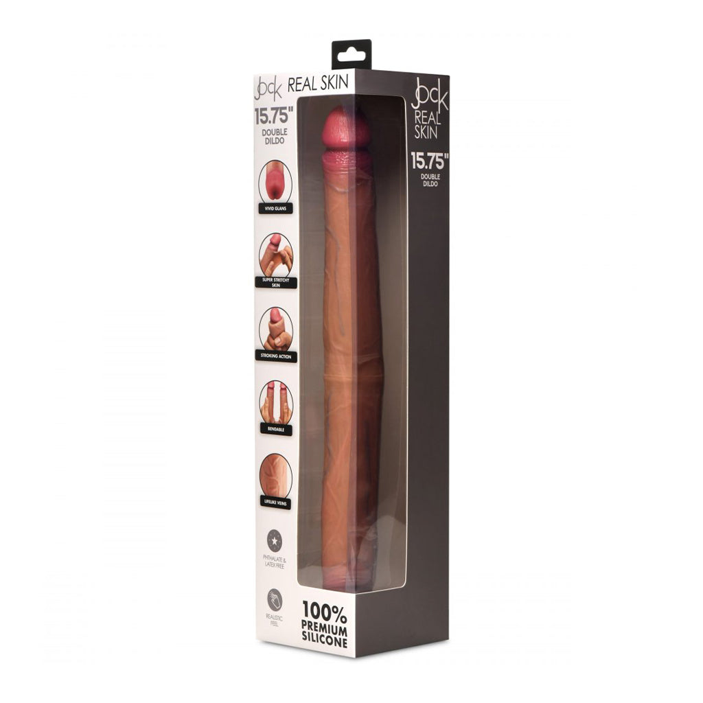 Jock Real Skin Double Ended Dildo