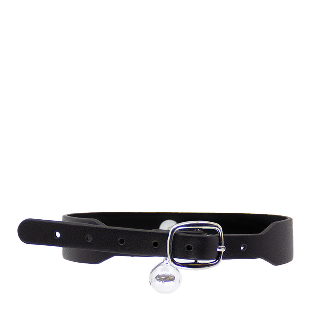 Love in Leather Vegan Cat Collar with Bell