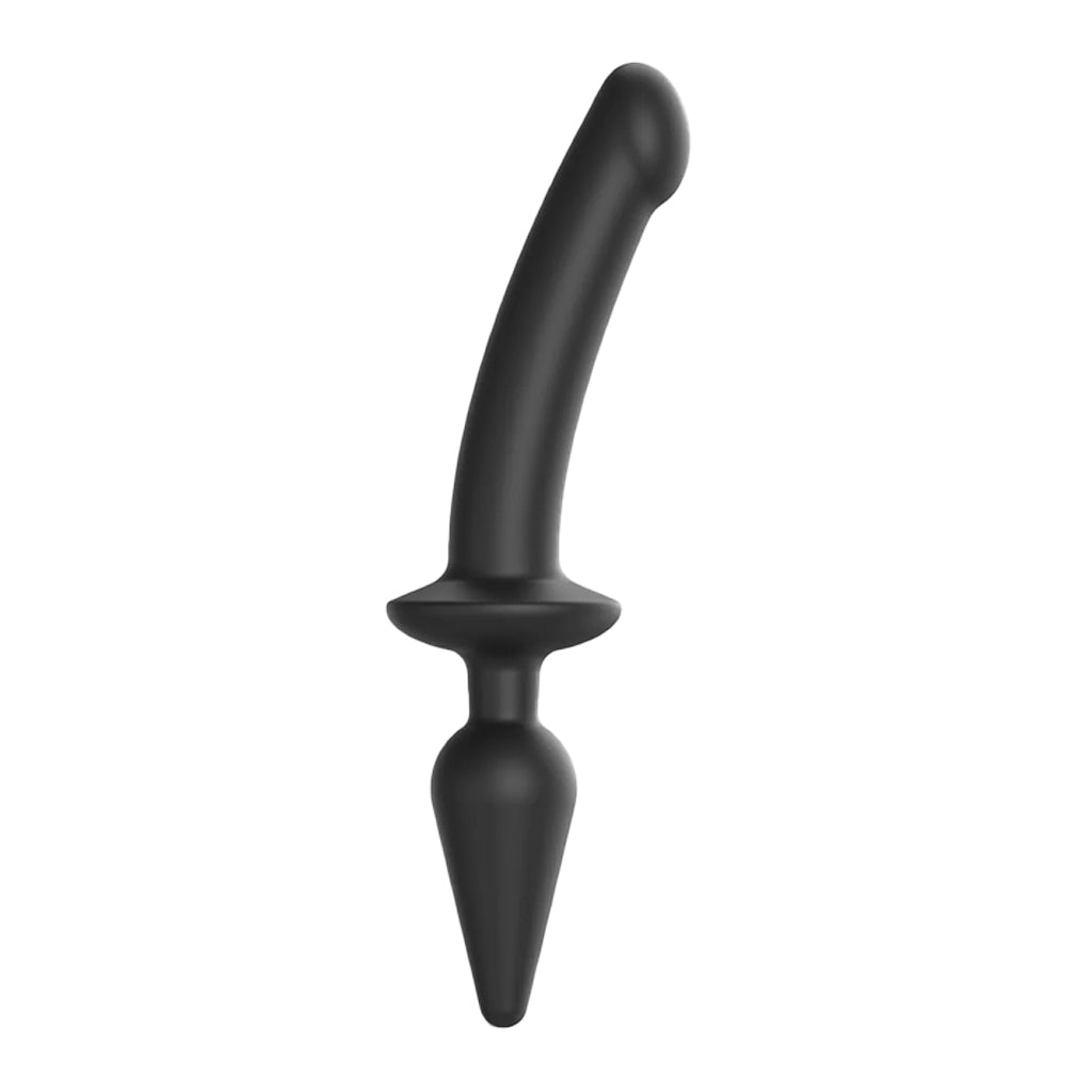 Strap-On-Me Switch Plug-In Semi-Realistic Dildo Black