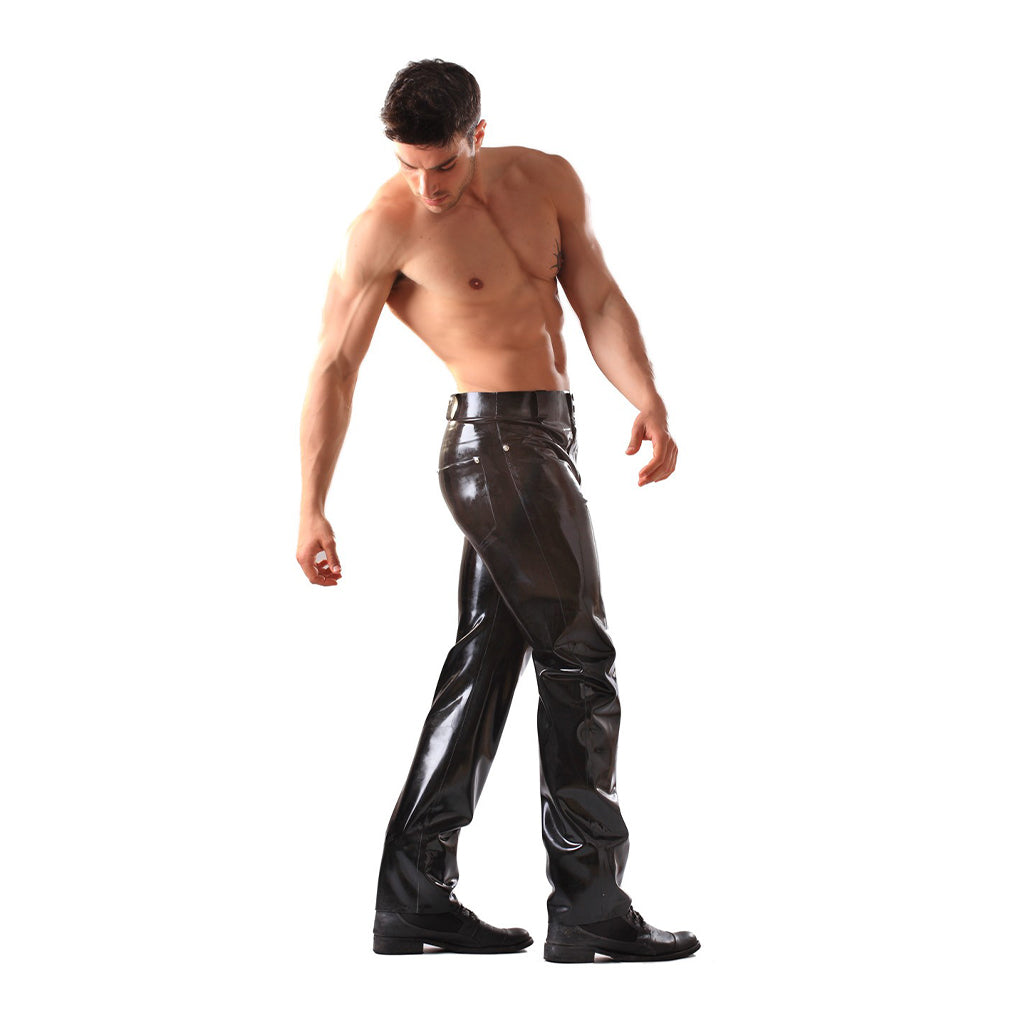 Honour Latex Jeans with Pockets