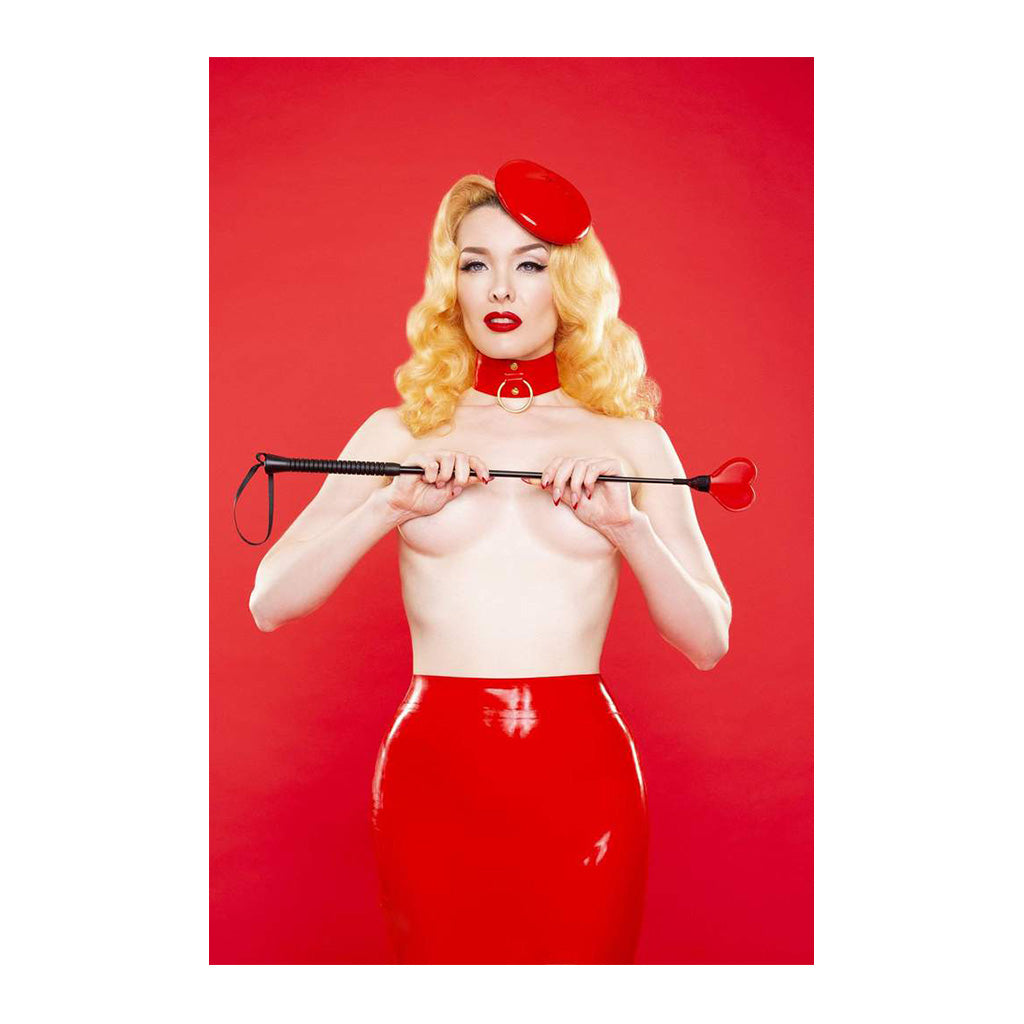 Playful Promises Bettie Page Latex Beret