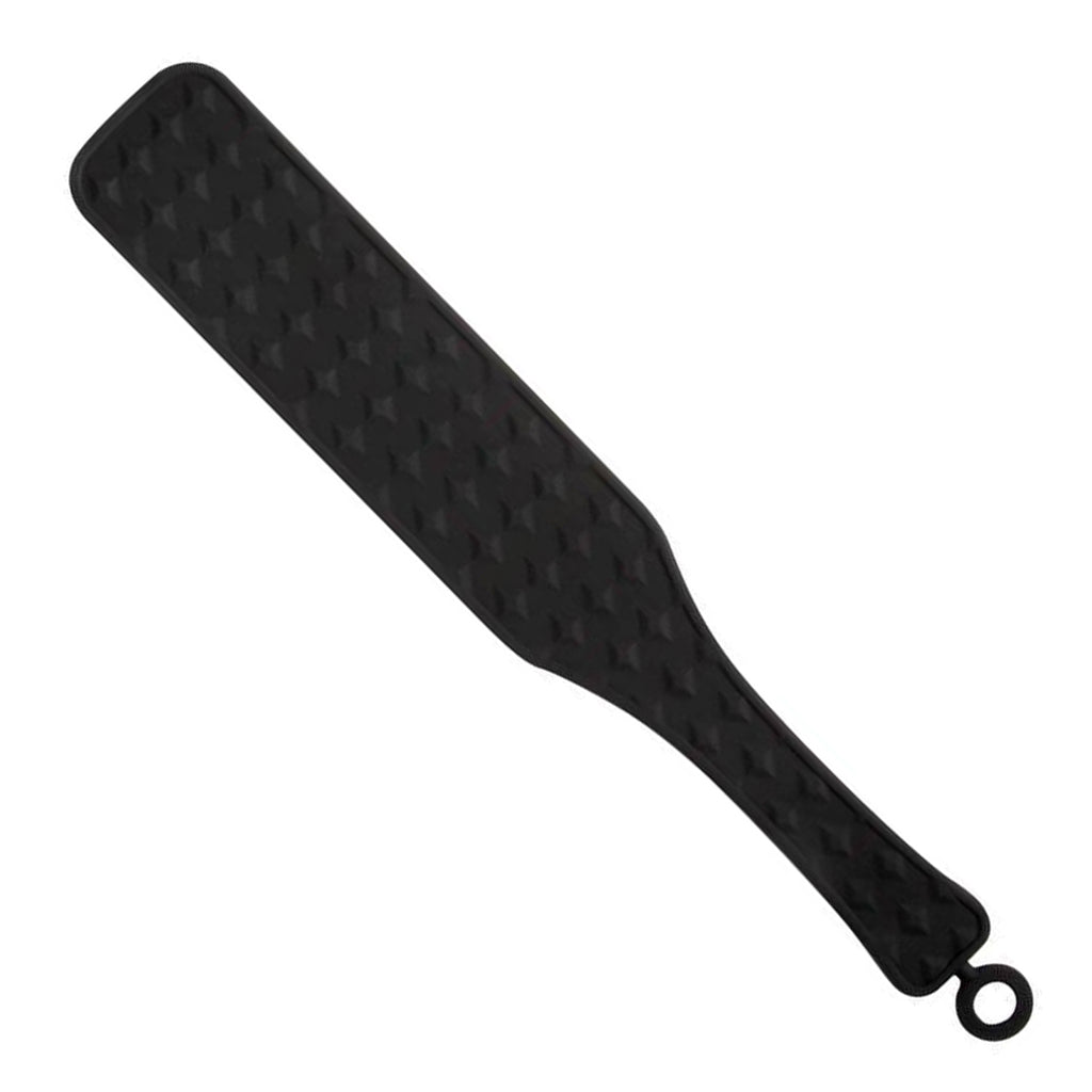 Love in Leather Patterned Silicone Paddle