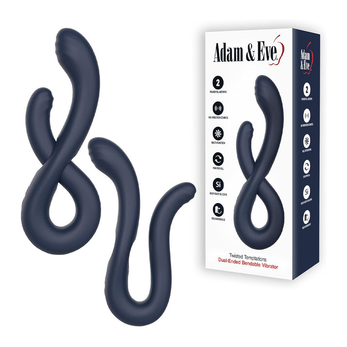 Adam & Eve Twisted Temptations Double Ended Bendable Vibrator