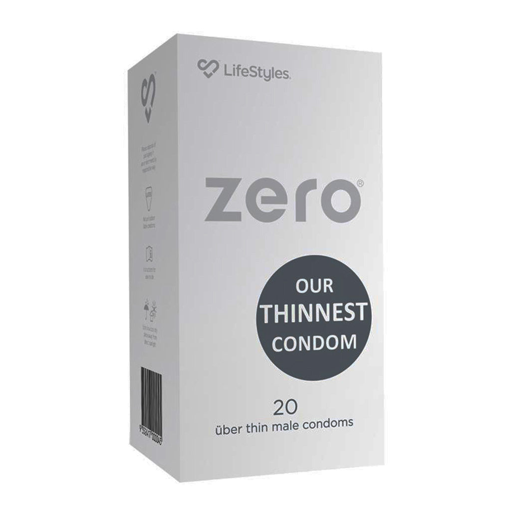 Ansell Zero 20s Uber Thin Lubricated Condoms
