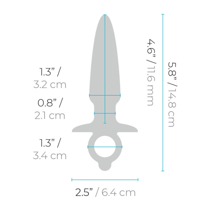 B-Vibe Butties Sleek Plug