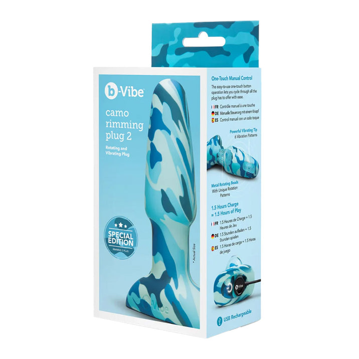 B-Vibe Camo Rimming Plug 2