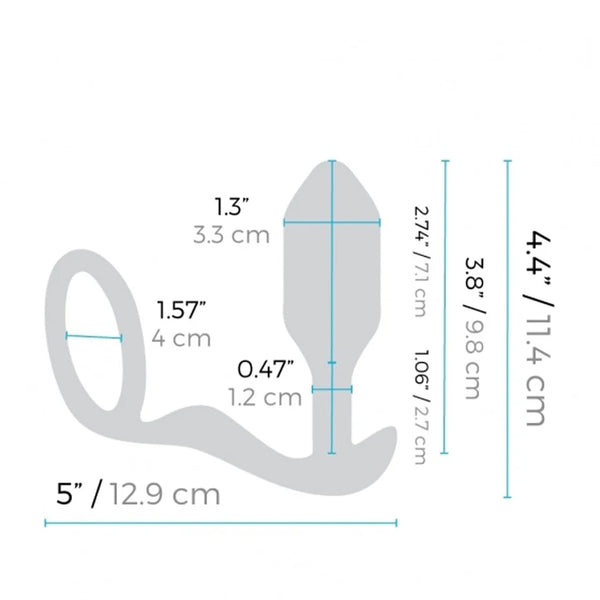 B-Vibe Vibrating Snug And Tug Plug