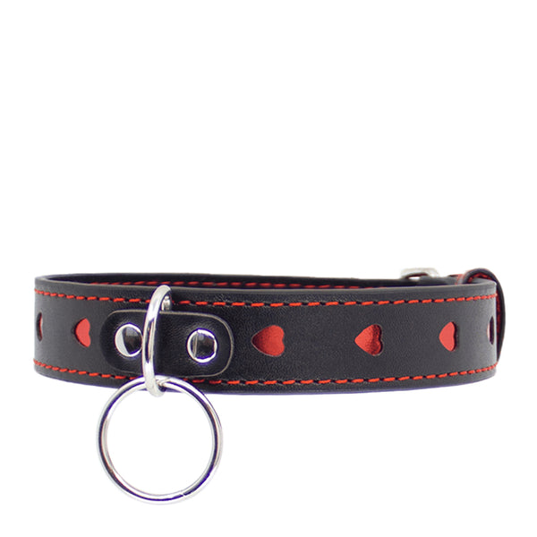 Berlin Baby Red Love Heart Collar