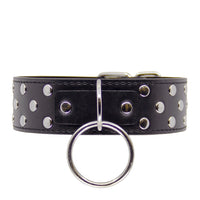 Berlin Baby Studded Faux Leather Collar