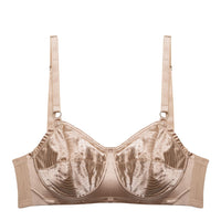 Bettie Page Champagne Spiral Stitch Bullet Bra