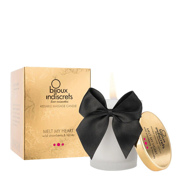 Bijoux Indiscrets Melt My Heart Wild Strawberry Massage Candle