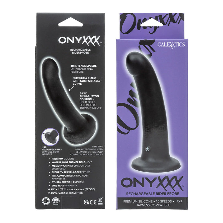 Calexotics Onyxxx Rechargeable Vibrating Dildo
