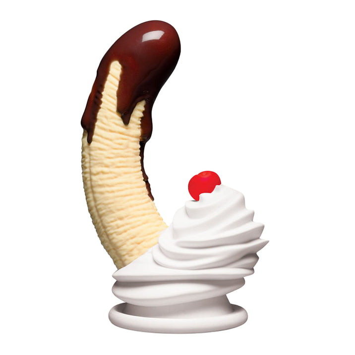 Chocolate Dipped Banana Split Premium Silicone Dildo