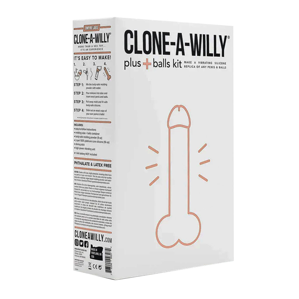 Clone-A-Willy Plus Penis Casting Kit with Balls