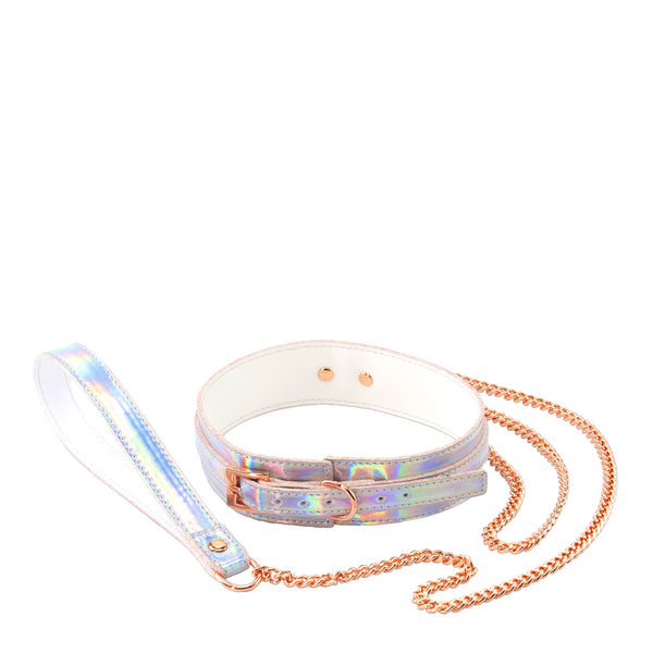 Cosmo Bondage Rainbow Collar & Leash