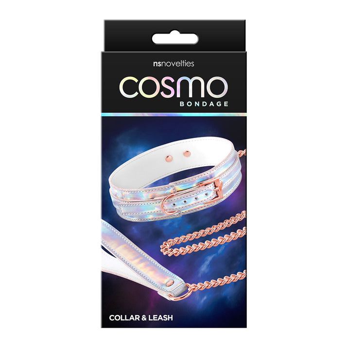Cosmo Bondage Rainbow Collar & Leash