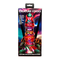Creature Cocks Larva Silicone Ovipositor Dildo with Eggs