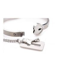 Cuffed Locking Bracelet and Key Necklace