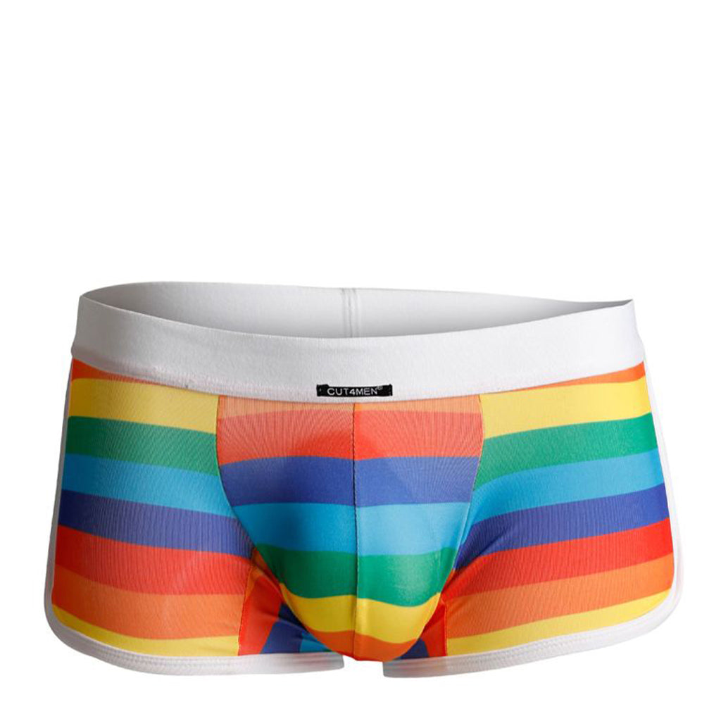 Cut4Men Athletic Men's Rainbow Trunk