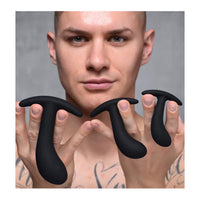 Dark Delights 3 Piece Curved Anal Trainer Set