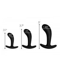 Dark Delights 3 Piece Curved Anal Trainer Set