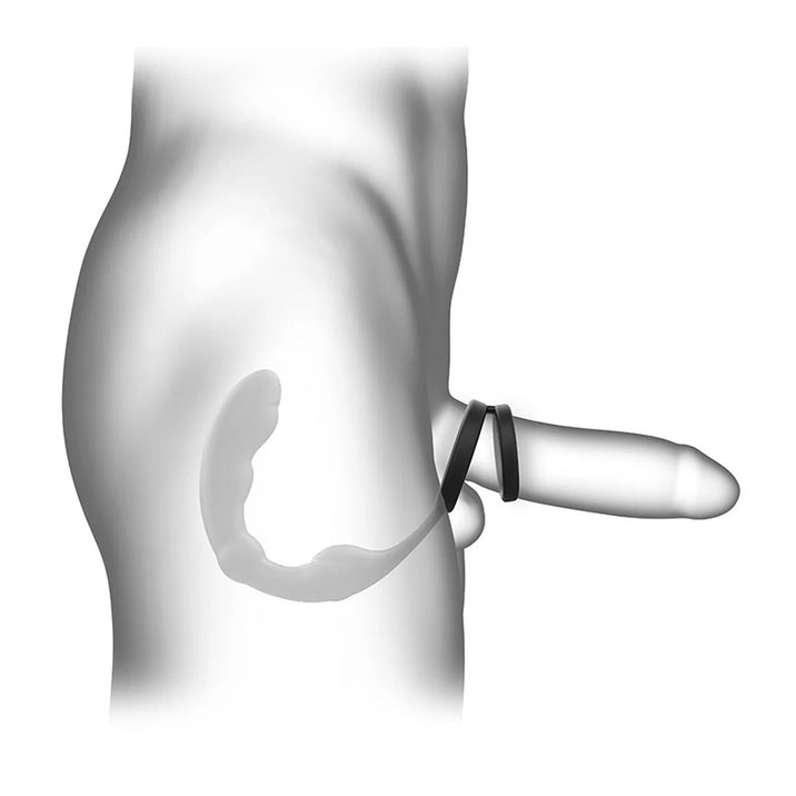 Dorcel P-Ring Prostate Massager with Double Cock Ring