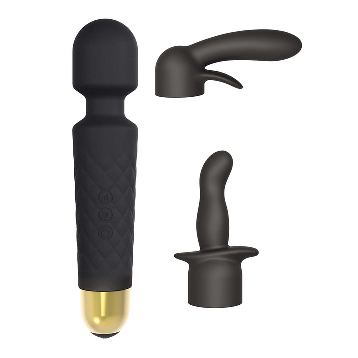 Dorcel Wanderful Kit Body Wand with Attachments | Online at Max Black Australia Dorcel Wanderful Kit Body Wand with Attachments | Online at Max Black Australia