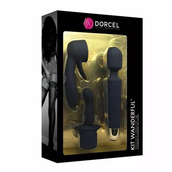 Dorcel Wanderful Kit Body Wand with Attachments
