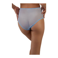 Dorothy Baby Blue Diamanté High Waist Brief