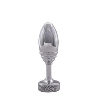 Doxy Ribbed Metal Butt Plug