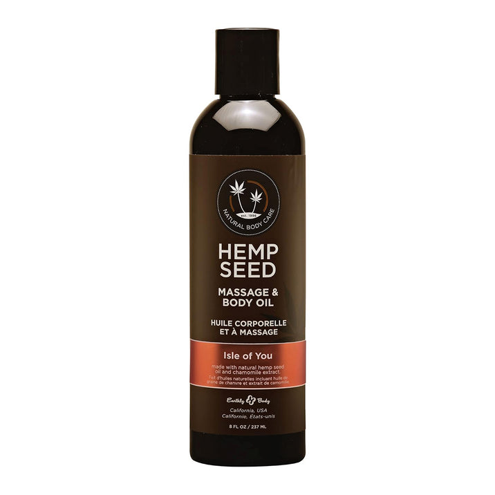 Earthly Body Hemp Seed Massage Oil Isle of You 237ml