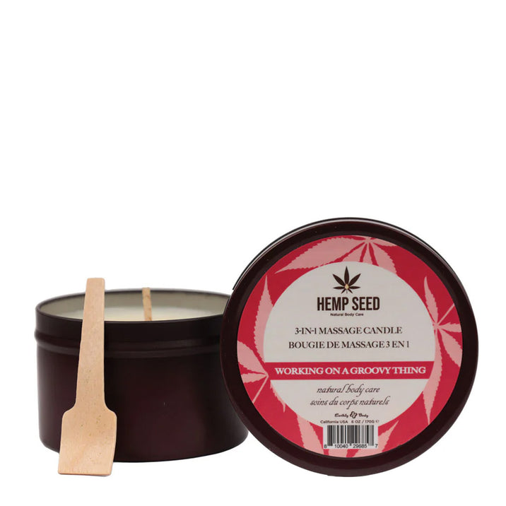 Earthly Body Hemp Massage Candle - Groovy Thing
