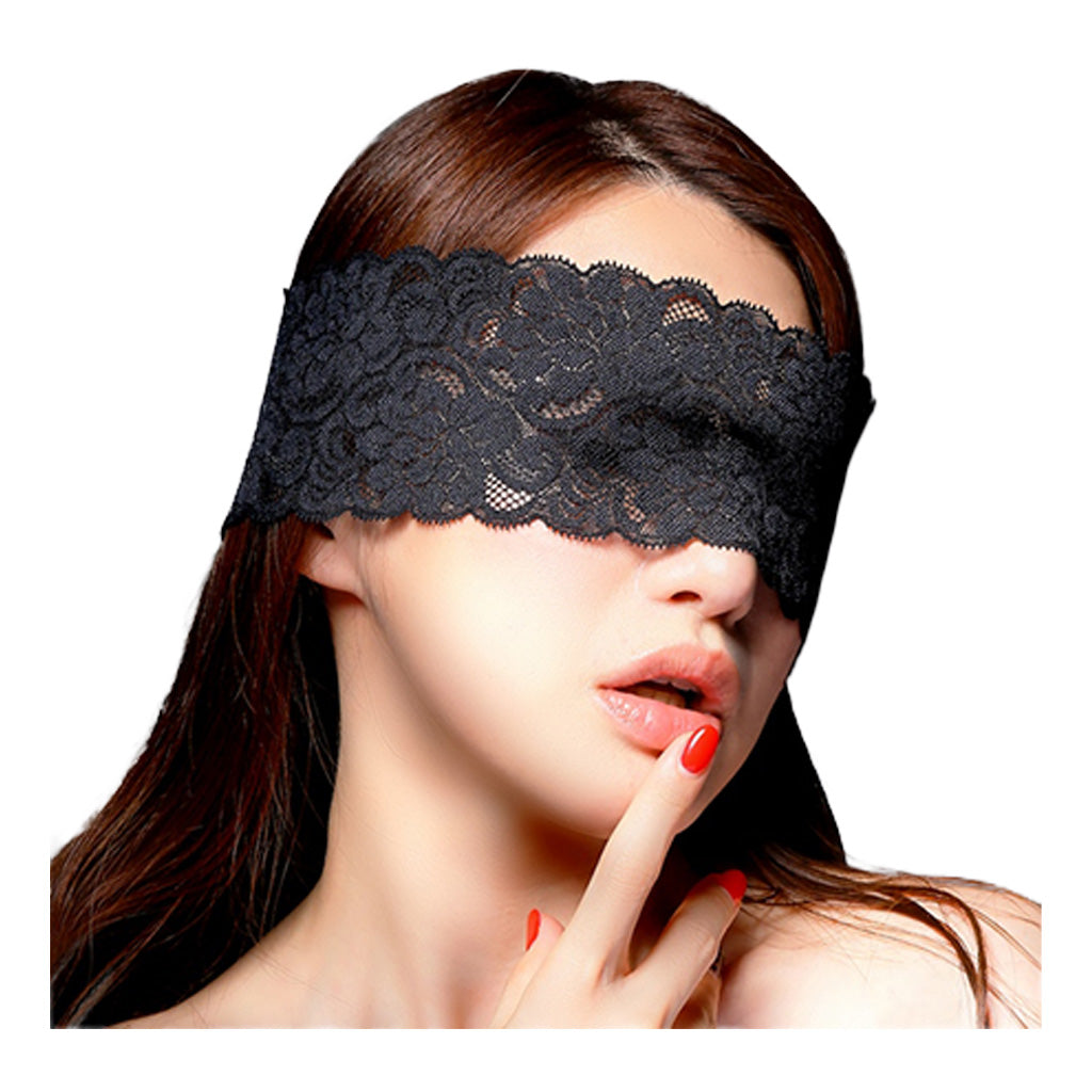 Execute Lace Eye Mask with Ribbon