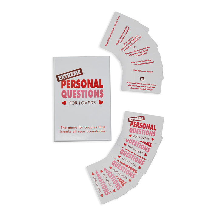Extreme Personal Questions for Lovers Card Game