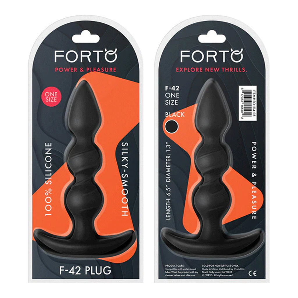 Forto F-42 Spiral Beads Butt Plug