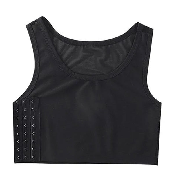Gender Fluid Chest Compression Binder Black