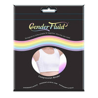 Gender Fluid Chest Compression Binder White