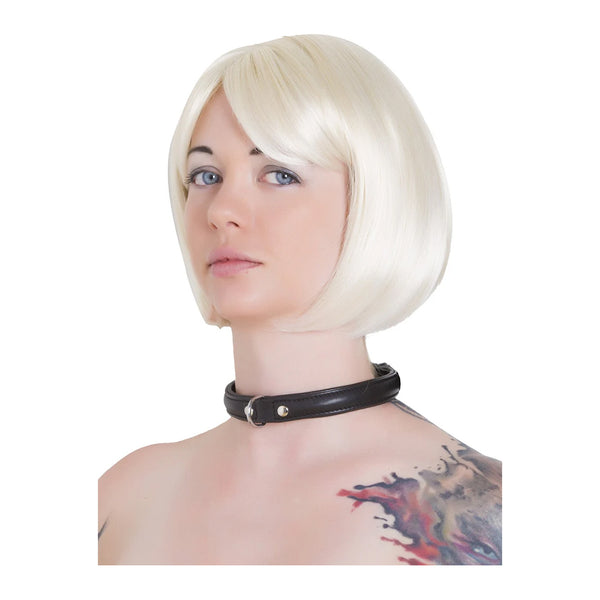 Honour Deluxe Black Petite D Ring Collar