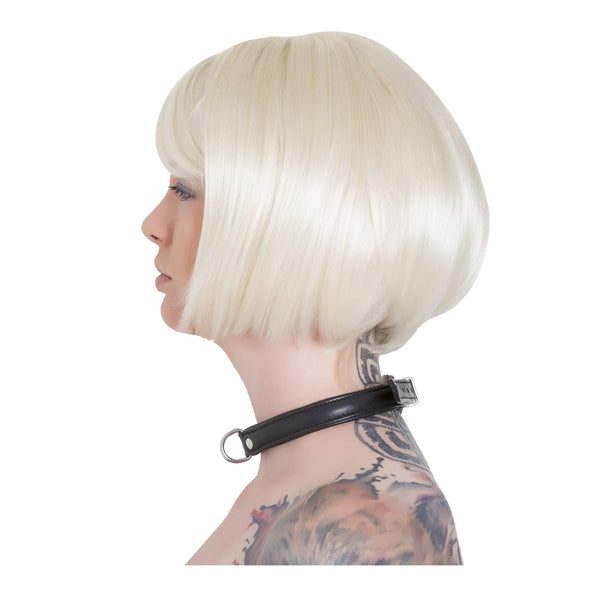 Honour Deluxe Black Petite D Ring Collar