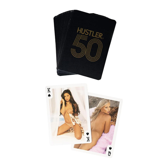 Hustler 50th Anniversary Playing Cards