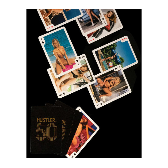 Hustler 50th Anniversary Playing Cards
