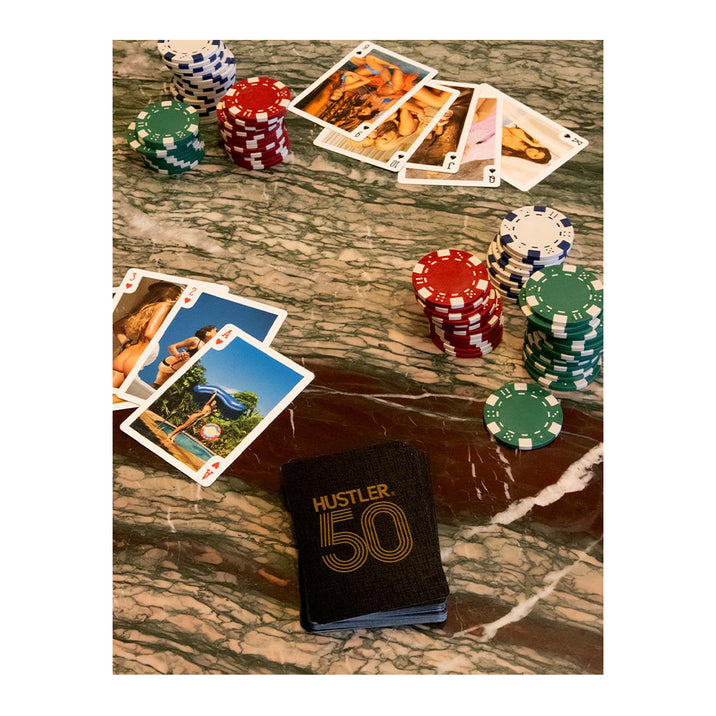 Hustler 50th Anniversary Playing Cards