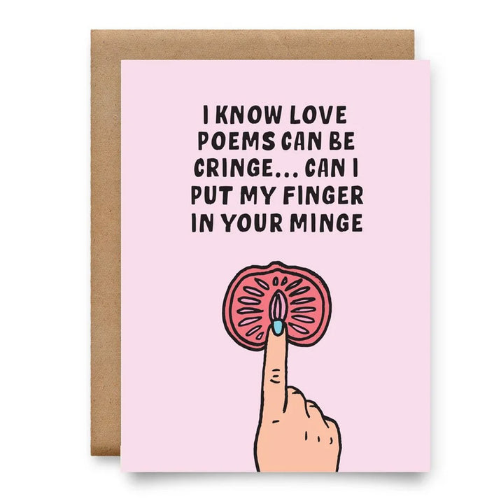 I Know Poems Can Be Cringe Card