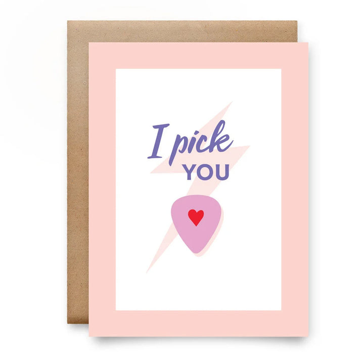 I Pick You Card