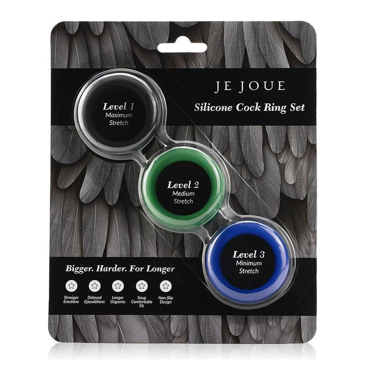 Je Joue Silicone Cock Ring 3 Pack