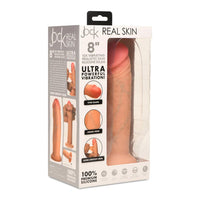 Jock 8" Vibrating Realistic Skin Dildo