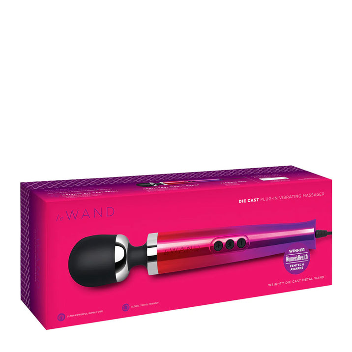 Le Wand Die Cast Plug-In Vibrating Massager