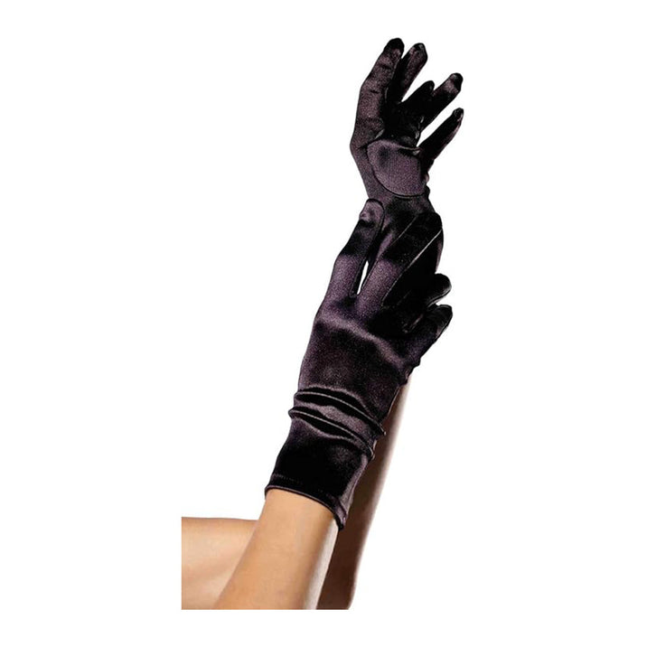 Leg Avenue Satin Wrist Length Gloves